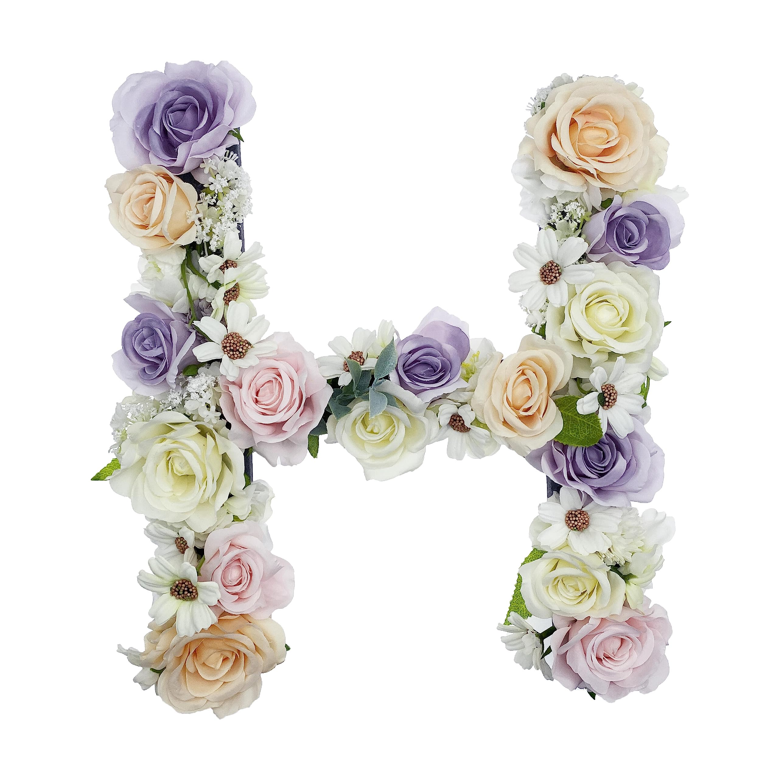 ☆ A＆H ☆ページ♪１名様限定☆両面 letter of flower Amazon.com: Flower Letters Artificial Floral A-Z Initial Alphabet